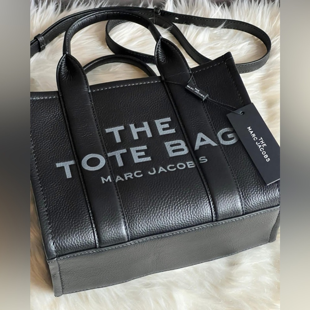 H009L01SP21 - Marc Jacobs The Leather Mini Tote Bag - Picture 6 of 16